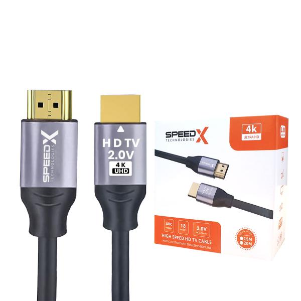 Speed-x 2.0v Hdmi Premium Cable Ultra Hd 4k 20m (full Length)