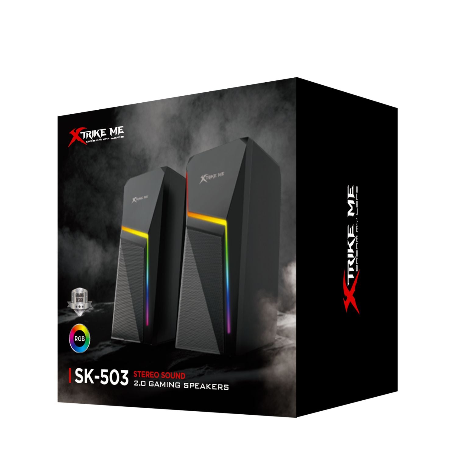 Xtrike Me Sk-503 Dream My Life Backlit 2in1 Soundbar Speaker