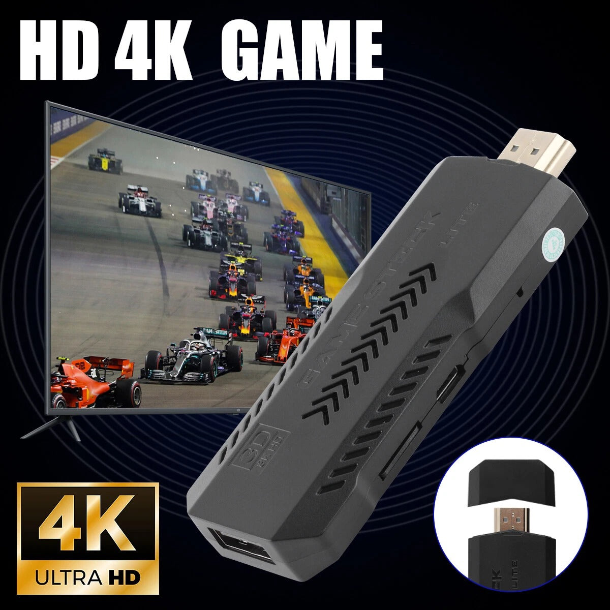 X2 Pro 64gb 35000+ Games 4k Game Stick 3d Retro Video Game Console