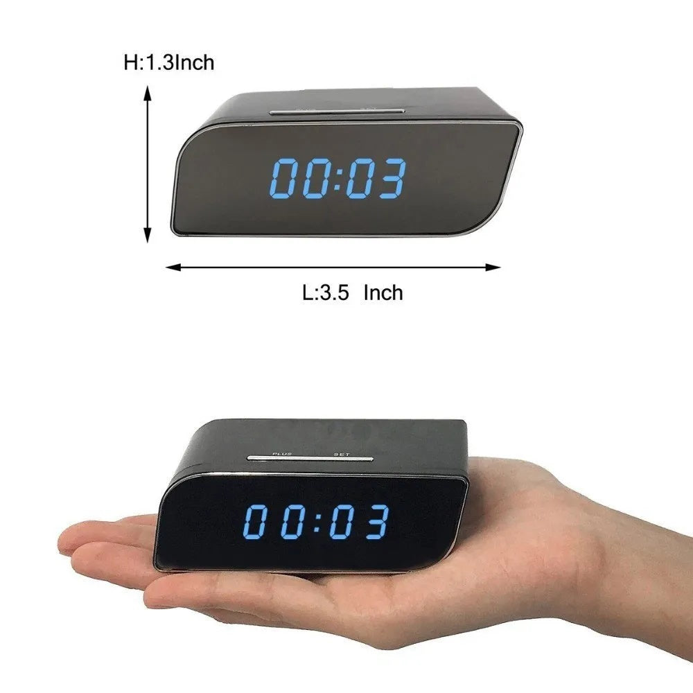 Hidden T3 Wifi Table Clock Hd 1080p