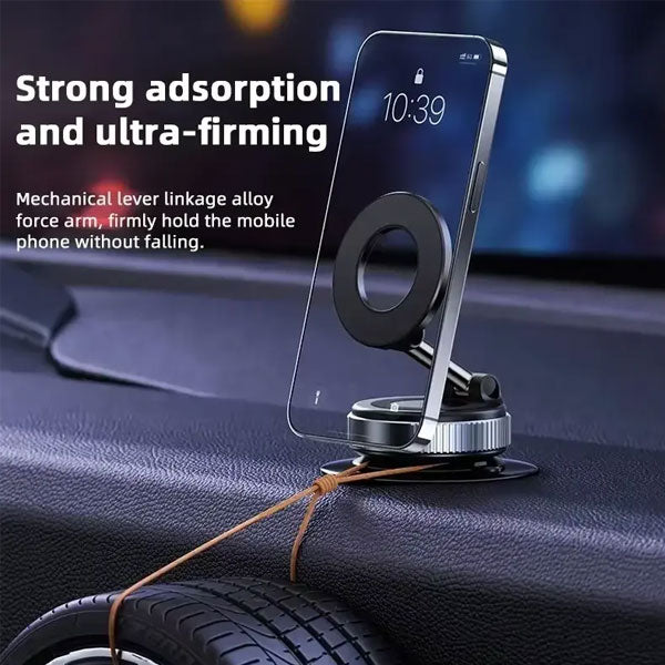 K009 Vacuum Magnetic Car Phone Holder Powerful, Stable & Universal Mount
