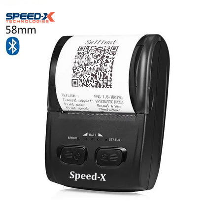 Speed-x Bt500m Mini Portable Bluetooth+usb Printer 58mm
