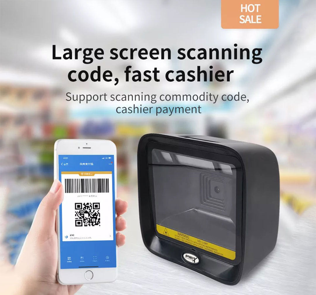 Speed-x 9700 2d Cmos Desktop Barcode Scanner