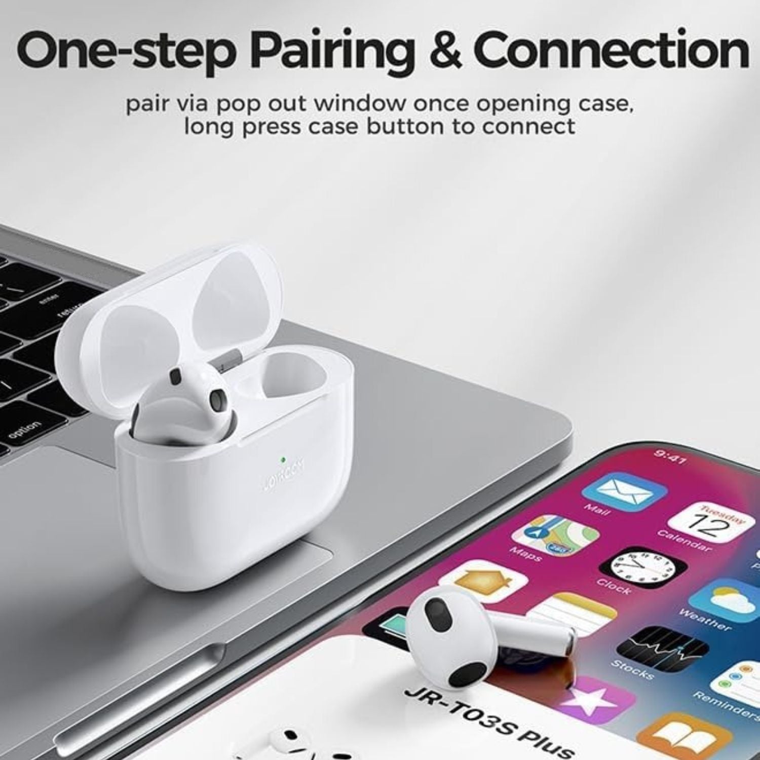 Joyroom Jr-t03s Plus 4th Generation High Quality Tws Bluetooth Headset