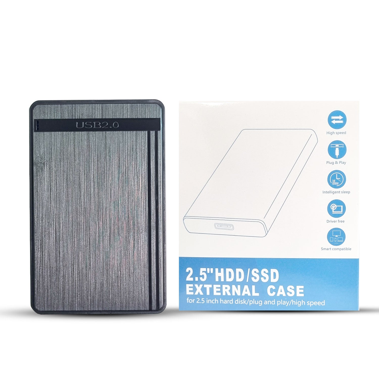 New Hard Disk Hdd 2.5 Inch Case 2.0