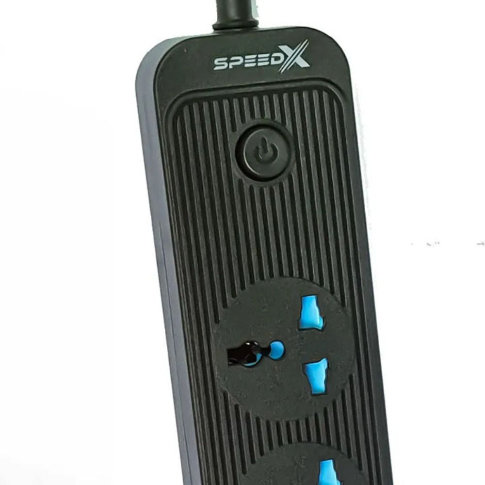 504pu Speed-x Premium Portable Power Strip 5socket+2usb Port+2 Type C Usb Cabel Length 2m