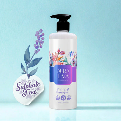 Botaniluxe Shampoo (400ml) With (Jojoba Oil, Almond Oil, Coconut Oil, D-Panthenol, Salicylic Acid, Keravis Protein)