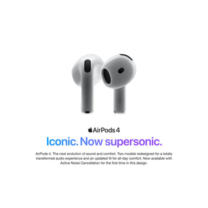 Apple Airpods 4 Bt 5.3v With Anc Usb-c & Wireless Charging Case