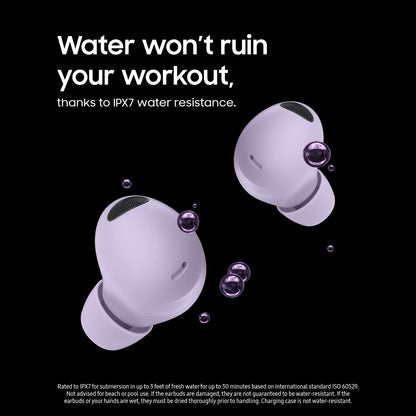 Samsung Galaxy Buds 2 Pro True Wireless Bluetooth Earbuds Bora Purple