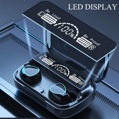 M10 Wireless Earbuds Bluetooth Earphones Noise Cancellation Hifi Quality