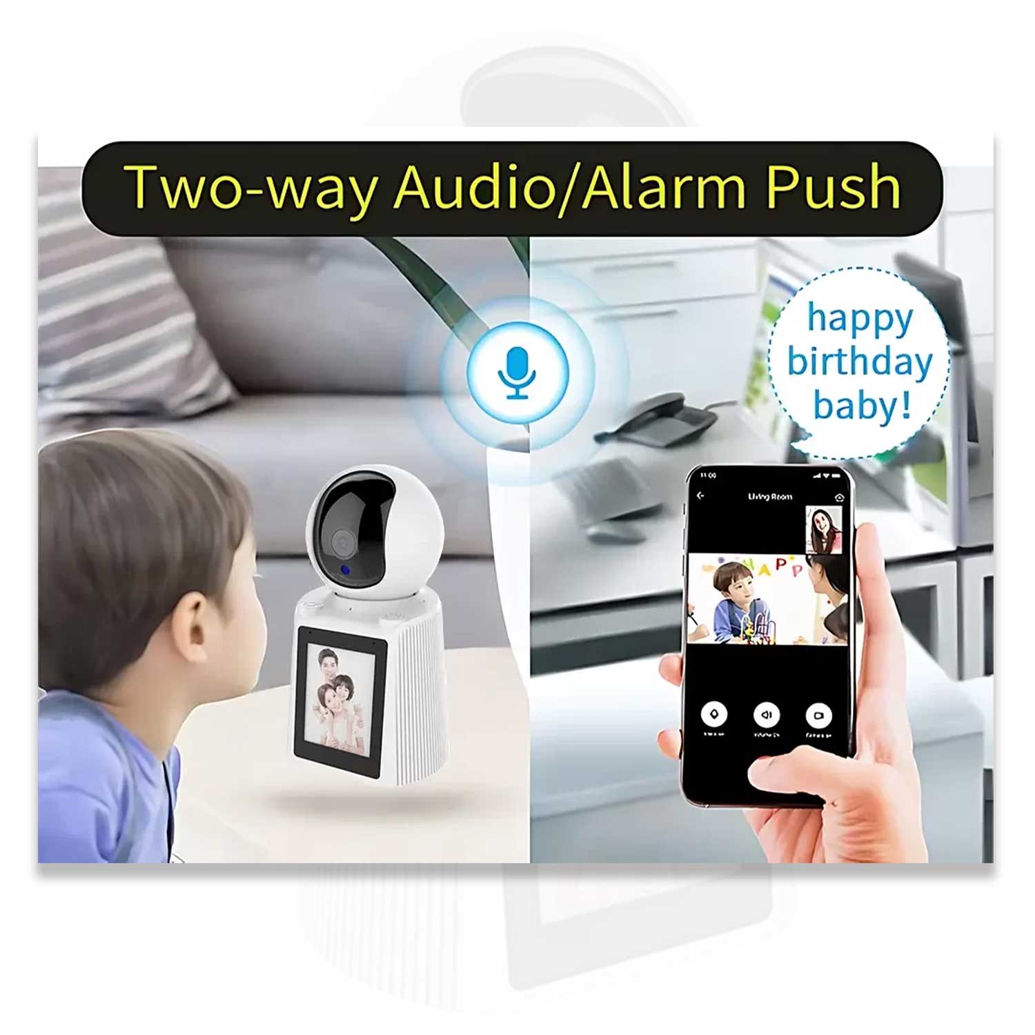 Hbs-1538 Wifi Video Calling Camera 2mp (1080p) V380 App