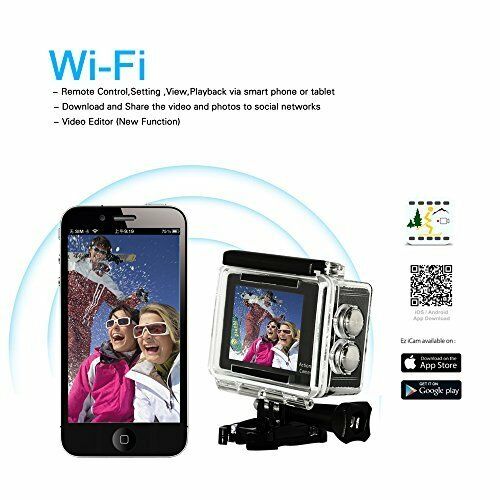 D800 Action Sports Camera Wifi 4k With Full Accessories