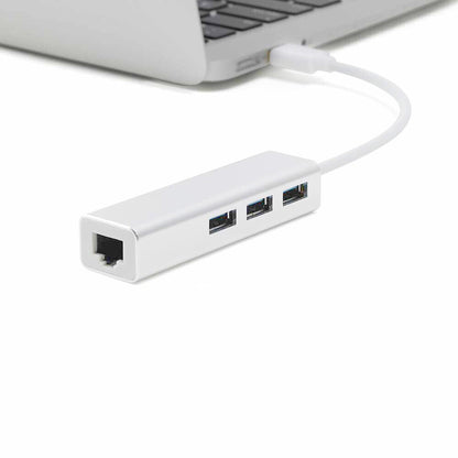 Type C 3.1 To Lan And Usb Hub