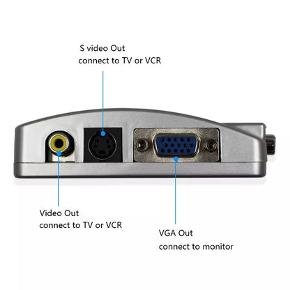 Vga To Audio Video Conversion Box