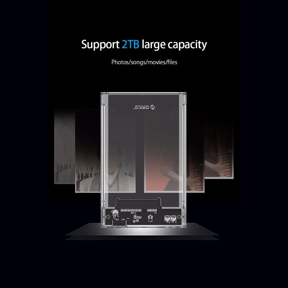 Orico Hdd Case Crystal 2.5 2139u3-cr 3.0