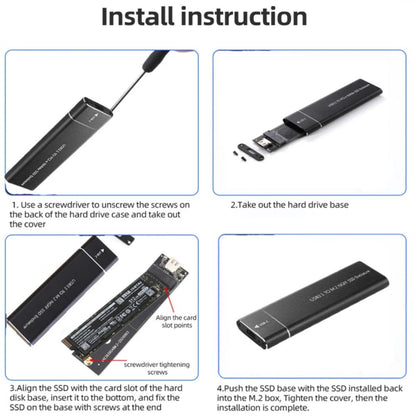 M2 Ssd Enclosure, Usb 3.1 Gen 2 (10 Gbps)