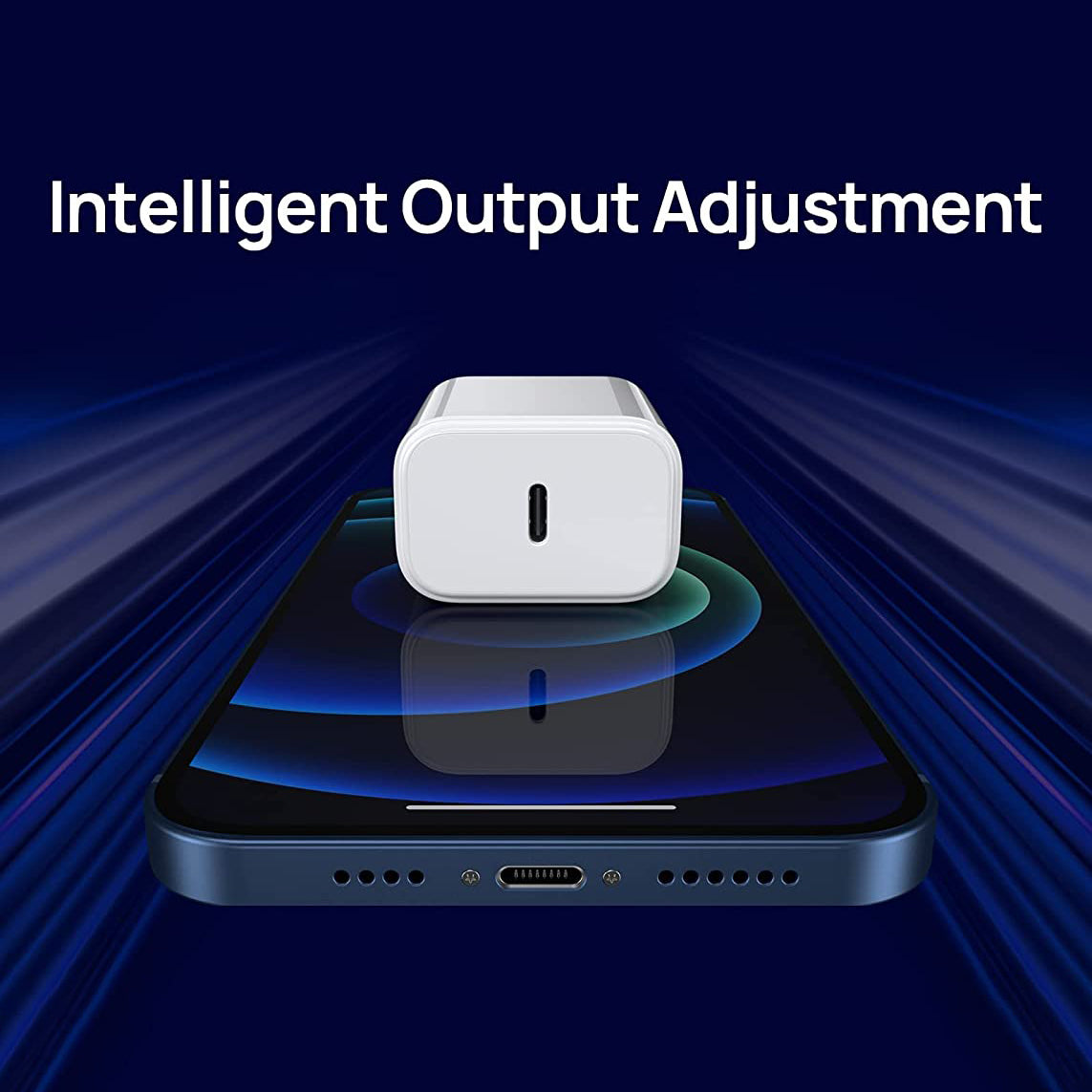 Iphone Usb-c Pd 20w Power Adapter Charger 2 Pin (usa Pin)