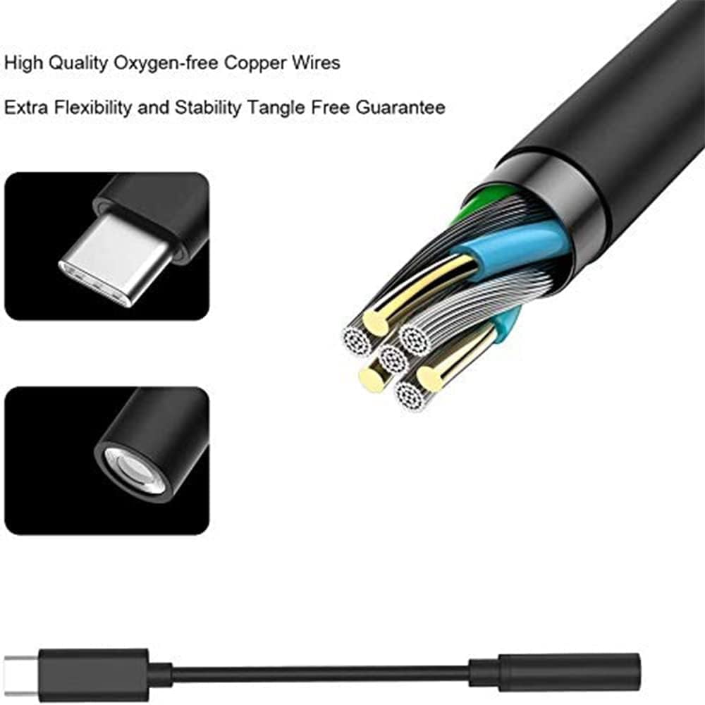 Usb Type-c To 3.5 Mm Headphone Jack Adapter