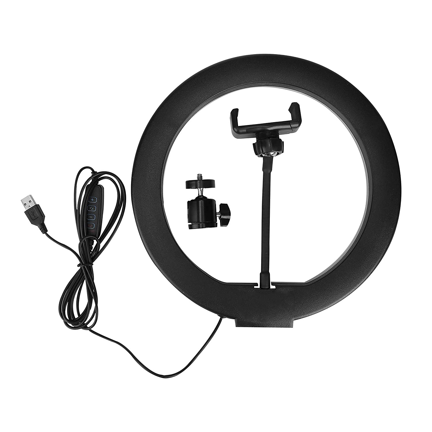 26cm Led Studio Camera Ring Light Photography With Mobile Holder