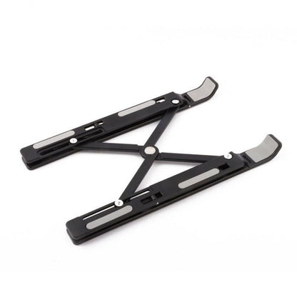 Speed-x 18 Inch Laptop Stand Creative Folding Storage Bracket Black