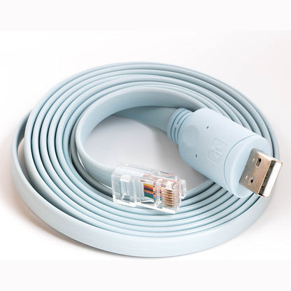 Rs232 Ftdi Chip Usb To Rj45 Usb Console Cable 1.8m