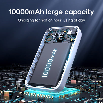 Joyroom Jr-w020 20w Wireless Power Bank 10000mah Black