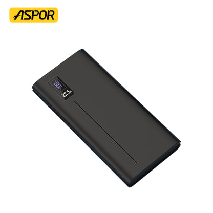 Aspor A335 Power Bank 10000mah 22.5w Pd+qc 3.0  With Lcd Digital Display