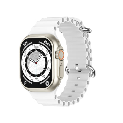 V200 New Fashion Ultra 2.2 Large Screen Ip68 Waterproof Sport Smart Watch With Wearfit Pro App Grey