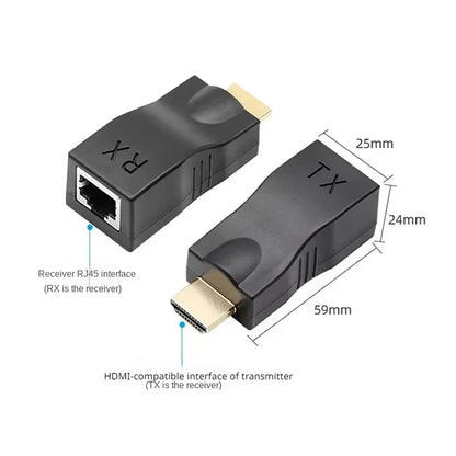 Speed-x Sp-ex30 Hdmi Range Extender Cat6 30m