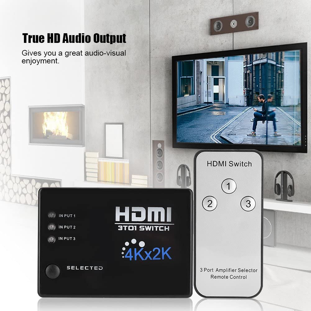 Hdmi Switch 3 Port 2k/4k
