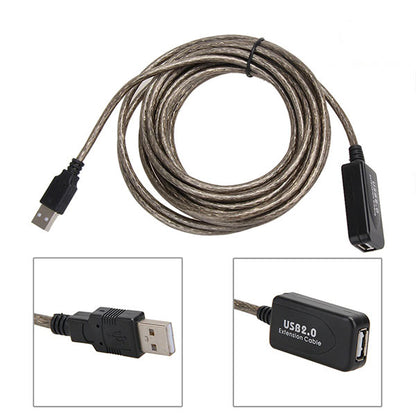 Usb Extension Male To Female 2.0 With Ic (imported Cable) 10m