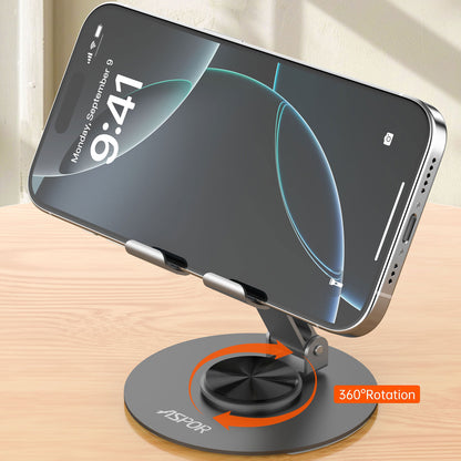 Aspor A702 Foldable Mobile Phone & Tablet Desktop Stand