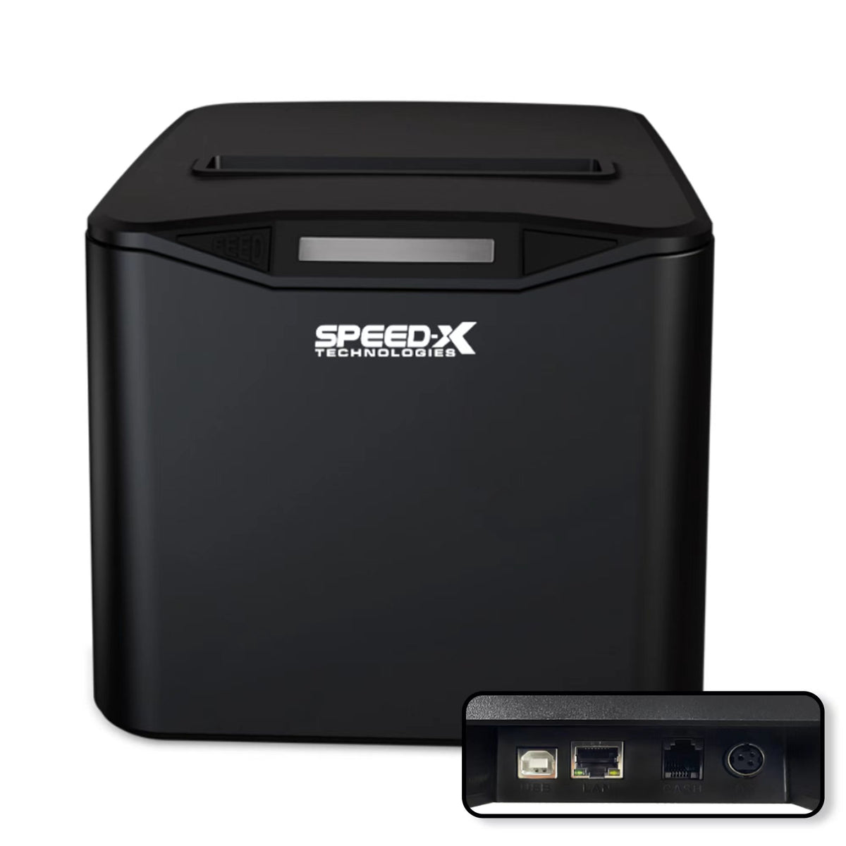 Speed-x Sp-210ul 80mm Thermal Receipt Printer Usb+lan Black