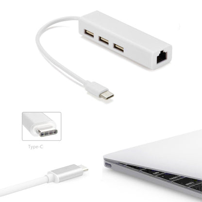 Type C 3.1 To Lan And Usb Hub