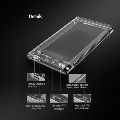 Orico Hdd Case Crystal 2.5 2139u3-cr 3.0