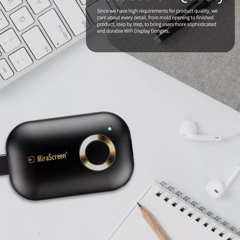 Mirascreen G9 Plus 2.4g 5g 1080p/4k Wireless Hdmi Wifi Dongle Mirror Screen Streamer Cast