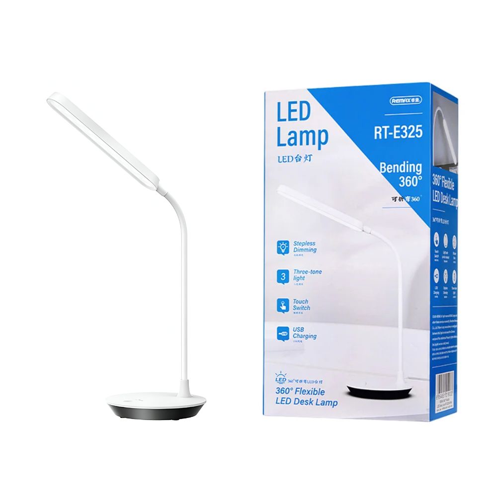 Remax Rt-e325 360° Flexible Portable Eye-caring Led Desk Lamp