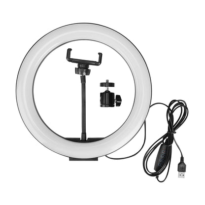 26cm Led Studio Camera Ring Light Photography With Mobile Holder