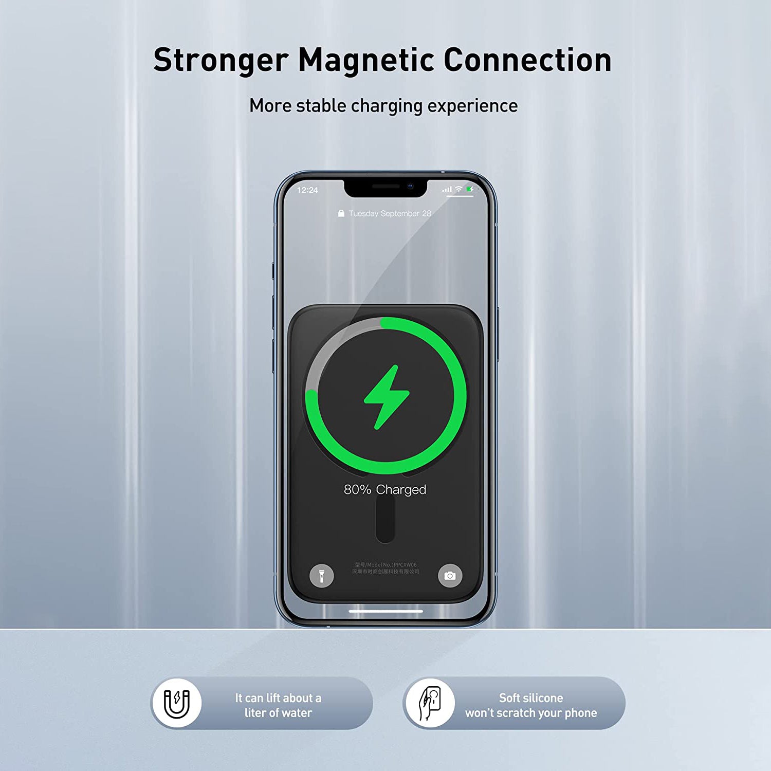 Joyroom Jr-w020 20w Wireless Power Bank 10000mah Black