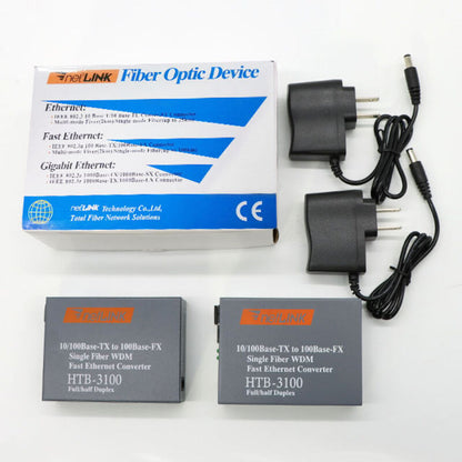 Speedx Htb-3100 Pro Netlink Ethernet Media Converter 10/100 Base