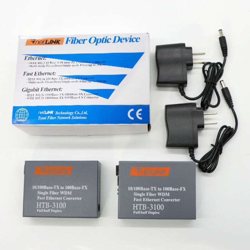 Speedx Htb-3100 Pro Netlink Ethernet Media Converter 10/100 Base