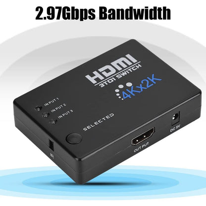 Hdmi Switch 3 Port 2k/4k