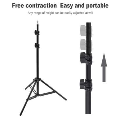 210cm Selfie Ring Light Portable Tripod Stand Fit For Live Photo Studio