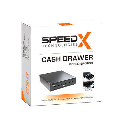 Speed-x Sp-360d 5 Bill 8 Coins High Temperature Paint Cash Drawer With Metal Tray 7.6kg Havey Duty