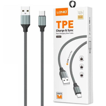 Ldnio Ls441 30w Fast Charging Data Cable Ultra-strong & Reliable
