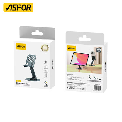 Aspor A701 Foldable Desktop Mobile Phone & Tablet Stand