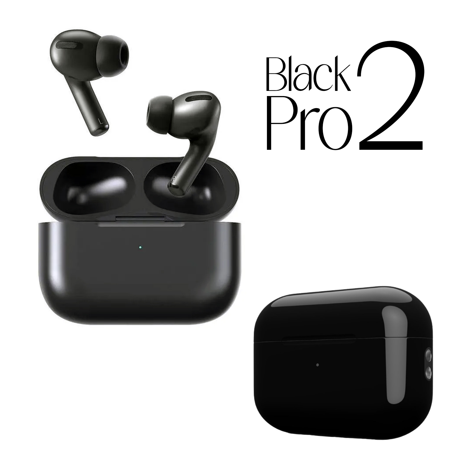 Apple Airpods Pro 2 Hengxuan(high Copy With Popup Msg/locate In Find My Iphone) Black