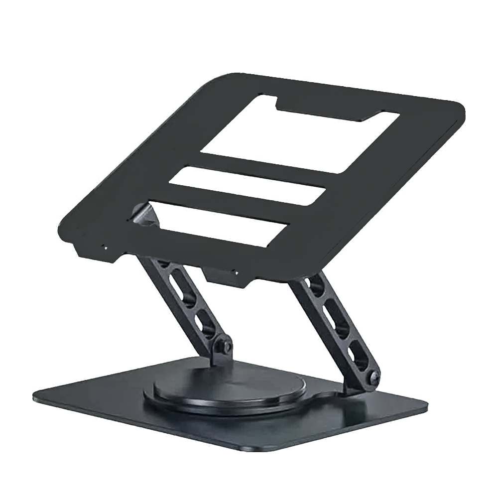 Laptop Stand 360 Degree Rotating Adjustable Portable Foldable 15 Inch Carbon Steel