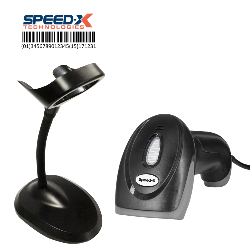 Speed-x 8400 1d Laser Handheld Barcode Scanner (plug And Play Usb Cable)