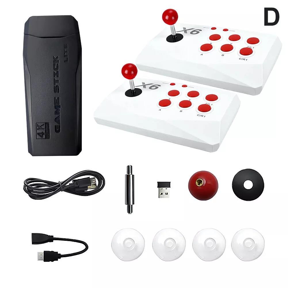 X6 Retro Game Console 64gb With Double Arcade Joystick 20,000+ Games